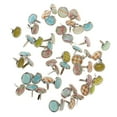 thumbnail image 3 of 50 Pieces Mini Colorful Brads Paper Craft Fasteners Office Stationery Supply, 3 of 8