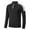Black, variant on Men's Quick-Dry Athletic Quarter Zip Sweatshirts Color Block Long Sleeve Running Pullover Tops Outdoor Sweatshirts (L, Black)