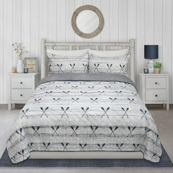 Safdie & Co. Quilt 3PC Set K Paddles