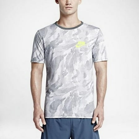 Nike Run Dri-Fit AOP Men's Camo Running Training T Shirt Size M