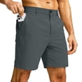 thumbnail image 6 of Casual Shorts for Men Stretch Flat Front Hybrid Golf Shorts 8 Inch Inseam Qick Dry Dress Work Shorts with Pockets,XL, 6 of 6