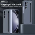 thumbnail image 6 of ShellTech for Samsung Galaxy Z Fold 7 Hard PC Slim Case with Stylus,with Pen Holder + Front Screen Protector Film + Anti-Slip Matte Case Full Body Shockproof Compatible with MagSafe,Darkgray, 6 of 7