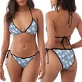 thumbnail image 3 of Fotbe Funny Chicken Traje de Baño para Mujer de Dos Piezas – Bikini Sexy de Tirantes Tipo Halter con Diseño Triangular, 3 of 6