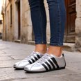 thumbnail image 6 of Knivor Slip On Casual Sneakers for Women Elastic Crisscross Strap Low Top Fashion Sneakers Non Slip Flat Lightweight Retro Walking Casual Shoes, 6 of 9