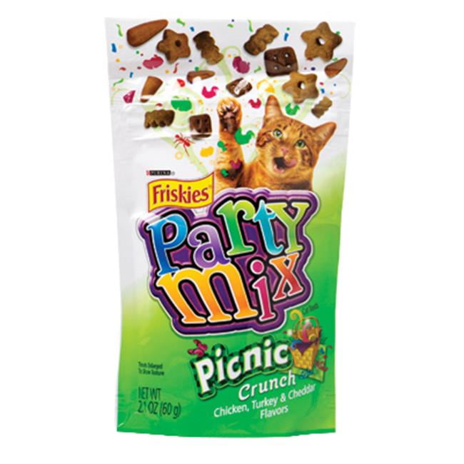 Friskies 57442 2.1 oz. Party Mix Picnic Crunch Cat Treat