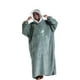 thumbnail image 1 of Guardurnaity Manta suéter con capucha de invierno para parejas mangas cálidas y cómodas con bolsillos manta albornoz Pijama azul brumoso, 1 of 6