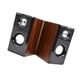 thumbnail image 3 of 2x Altavoces de Madera Altavoces Portátiles de Alto Rendimiento para Acampar Oficina Fiesta, 3 of 9