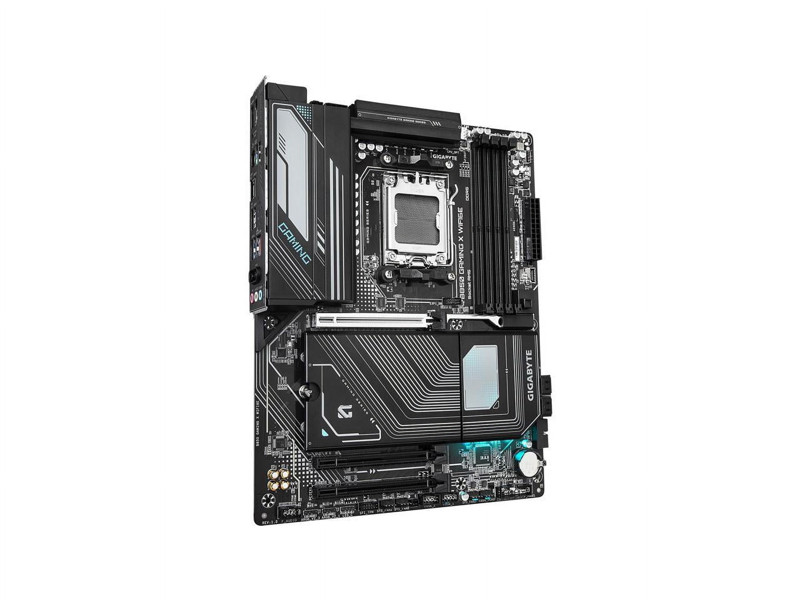 GIGABYTE B850 GAMING X WIFI6E Gaming Desktop Motherboard - AMD Chipset - Socket AM5 - ATX - Ryzen 7, Ryzen 9 Processor Supported - 256 GB DDR5 SDRAM Maximum RAM - IEEE 802.11ax