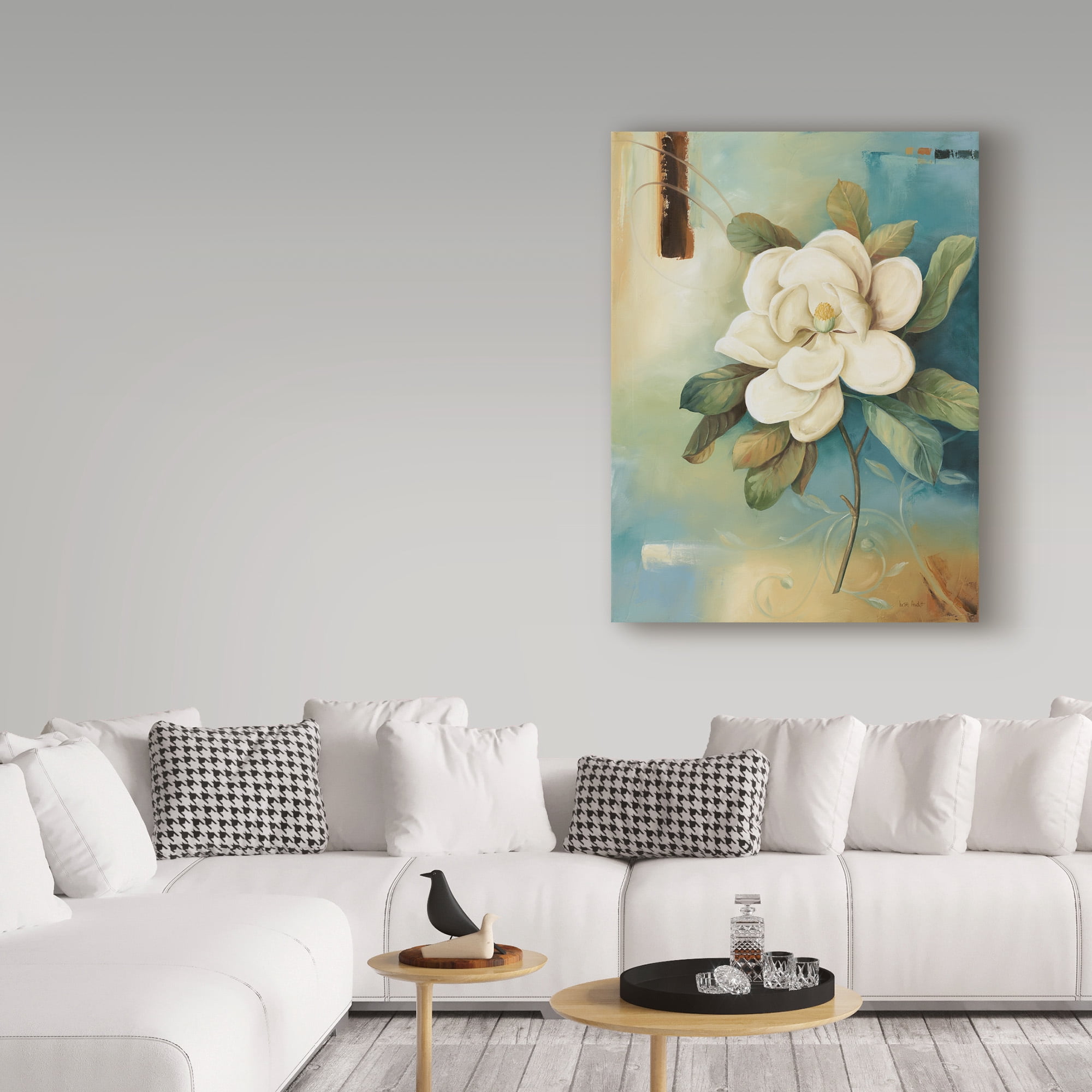 Trademark Fine Art 'Magnolia Abstract II' Canvas Art by Lisa Audit