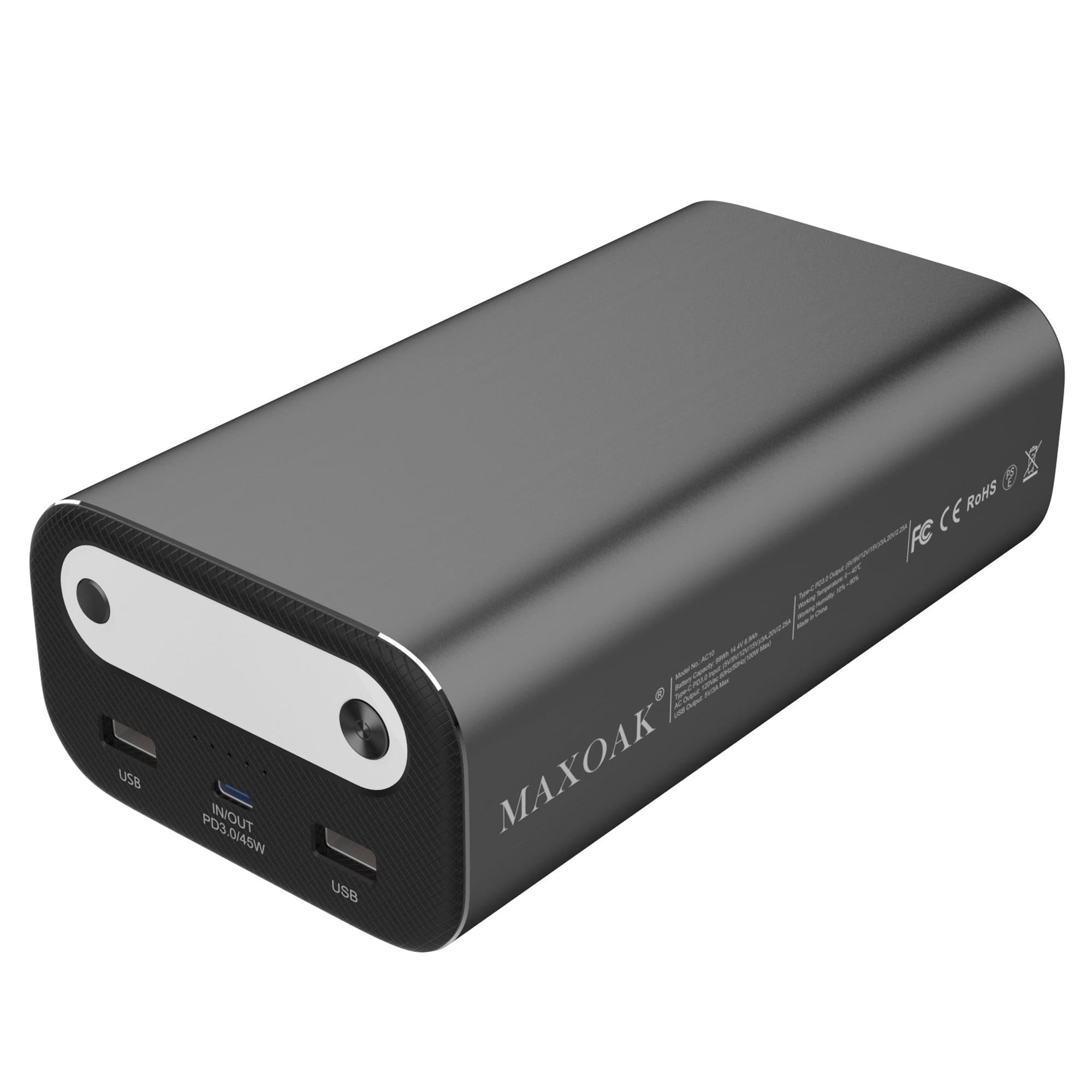 Bluetti AC Outlet Portable Laptop Charger (TSAApproved), 99Wh/26756mAh