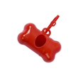 thumbnail image 2 of Pet Waste Bag Dispenser Dog Poop Picking Bag Garbage Distribution Cleaning Supply Cute Bone-shaped Pet Trash Box Toilet Picker Gao Jinjia LED, 2 of 2