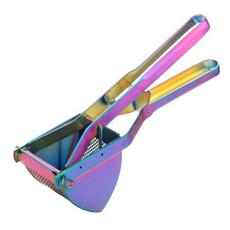 

Gold Potato Riser Manual Lemon Squeezer 1pc Stainless Steel Fruit Orange Pressure Juicer Tool Vegetable Masher Kitchenware