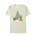 thumbnail image 4 of Disney Men's & Big Men's Christmas Mickey Mouse & Pluto Letter For Santa Graphic Tee Shirt, Sizes S-3XL, 4 of 6