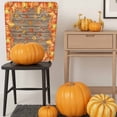 thumbnail image 5 of Thanksgiving Pumpkin Chair Covers Set of 4 Fall Deciduous Retro Brown Wood Grain Chair Back Covers Stretch Removable Washable Slipcovers Protector for Dining Room Kitchen Party Decor, 5 of 5