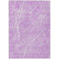 thumbnail image 2 of Addison Rugs Chantille Indoor/Outdoor Transitional Lines Lilac Washable Rectangle Rug, 9' x 12', 2 of 6
