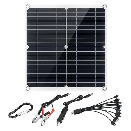 

50W Solar Panel Kit 12 Volt Trickle Charger Battery Charger Maintenance Boat RV