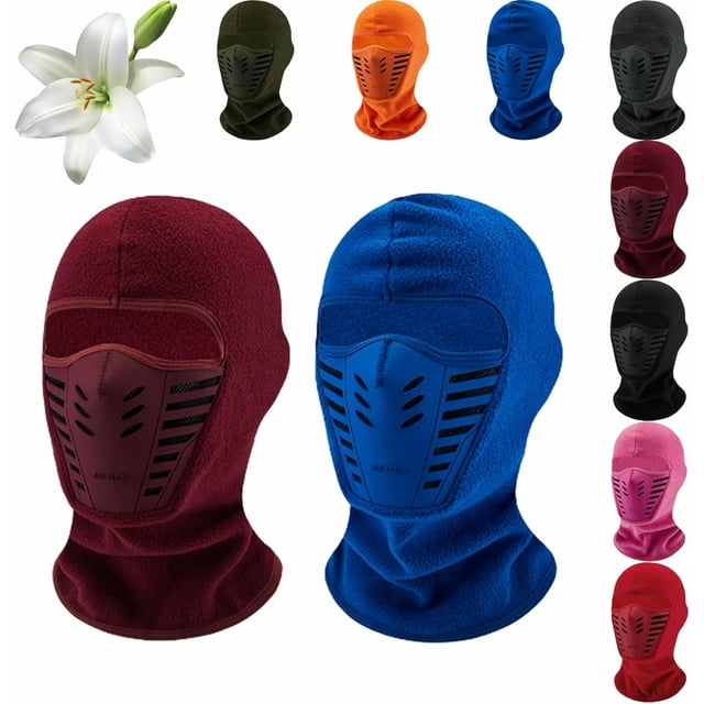 Anti Haze Balaclava, Winter Rider Warm Anti-Haze Balaclava, Windproof & Breathable for Motorcycle Skiing