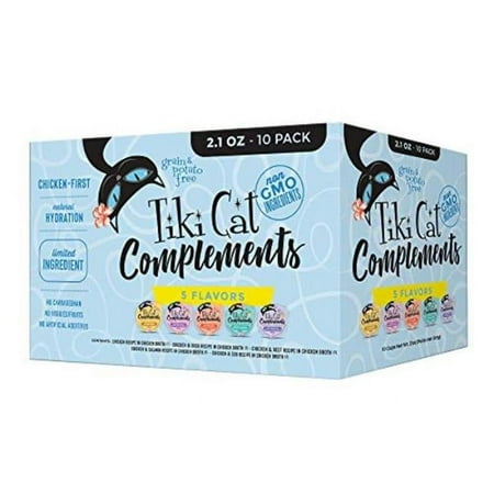 UPC: 0693804480569 | Tiki Pet 25148056 2.1 oz Complements Variety Pack Cat Food