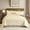 Black & Gold, variant on BCOTTOND Hotel-Grade Queen Size Quilt Set, 100% Cotton Reversible Damask Bedspread, Pre-Washed 3-Piece Lightweight Coverlet with 2 Shams, Black Gold