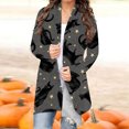 thumbnail image 2 of Camiseta de manga larga para mujer, cárdigan de otoño, cárdigan suelto, camisa estampada, cárdigan, Top, cárdigan de Halloween, camisa Fridja hkj2519, 2 of 5