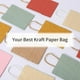 thumbnail image 5 of Bolsas de papel kraft con asas para regalo de cumpleaños bodas fiestas., 5 of 8