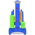 thumbnail image 2 of SDADI Giant 64 Inch 4-In-A-Row Game and Basketball Floor Game, Blue and Red, 2 of 10