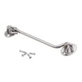 thumbnail image 3 of VONKY Window Eye Latch Gate Door Window Stainless Steel Windproof Lock Hook with Mounting Screws, 6 Inch, 3 of 8