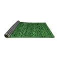 thumbnail image 2 of Ahgly Company Indoor Square Abstract Emerald Green Modern Area Rugs, 8' Square, 2 of 4