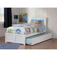 thumbnail image 2 of Nantucket Twin Extra Long Bed with Footboard and Twin Extra Long Trundle in White, 2 of 9
