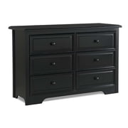 Graco Brooklyn 6 Drawer Double Dresser Black