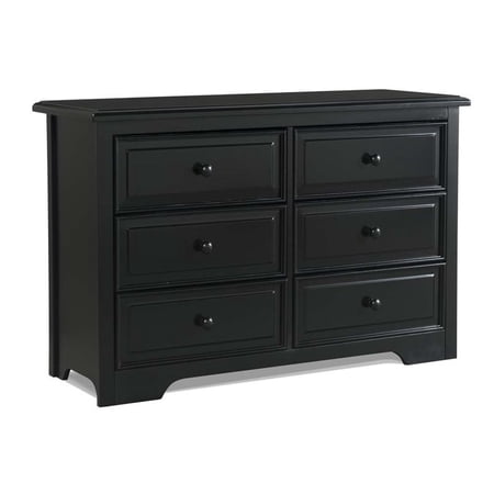 Graco Brooklyn 6 Drawer Double Dresser Black