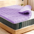 thumbnail image 1 of Colchoneta Memory Foam 7 Cm Dreamlab, Tamaño Individual, Lavanda, 1 of 10