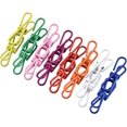 thumbnail image 1 of SHAR 10 Pack Clothespins, Utility Clothespins, Windproof Clothespins, Strong Metal Clothespins for Clothesline, Towel, Paper Binder and Snacks, Random Color., 1 of 5