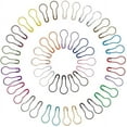thumbnail image 4 of 1200pcs 24 Colors Bulb Gourd Pins 0.87Inch Bulb Stitch Markers Metal Calabash Safety Pins Clothing Tag Pins for Knitting Stitch Markers Sewing Clothing DIY Craft Making DIY, 4 of 8
