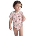 thumbnail image 2 of Xecao Panda Flying in the Sky (2) Pattern Baby Climbing Bodysuit Short Sleeve Onesie Unisex 0-12 Months Baby Shirt Newborn Outfits Crotch snap design-9M, 2 of 6