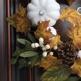 thumbnail image 4 of Thanksgiving Fall Wreath Hanging 20 Inches Maple Leaf Wreath Artificial Wreath, 4 of 10