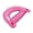 Pink, variant on Inflatable U-Shaped Pool Float Orange with Cup Holders and Handles for Summer Water Lounge