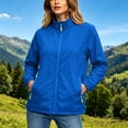 thumbnail image 4 of OGLCCG Womens Lightweight Jackets Wind-Resistant Windbreaker Jackets Woman Long Sleeve Full Zip Up Rain Jacket for Women S-4XL, 4 of 7
