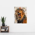 thumbnail image 2 of The Circus Lion Roars Painting By Tom Jones Extra Large XL Wall Art Poster Print, 2 of 5