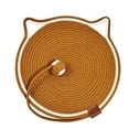thumbnail image 2 of Fiudx Rascador Tejido para Mascotas, Juguete Interactivo con Resorte, Cuerda de Sisal, Protector de Muebles, Juego de Interior para Gatos, Divertido Tapete para Garras, 40 X 40 X 2 Cm, 2 of 6