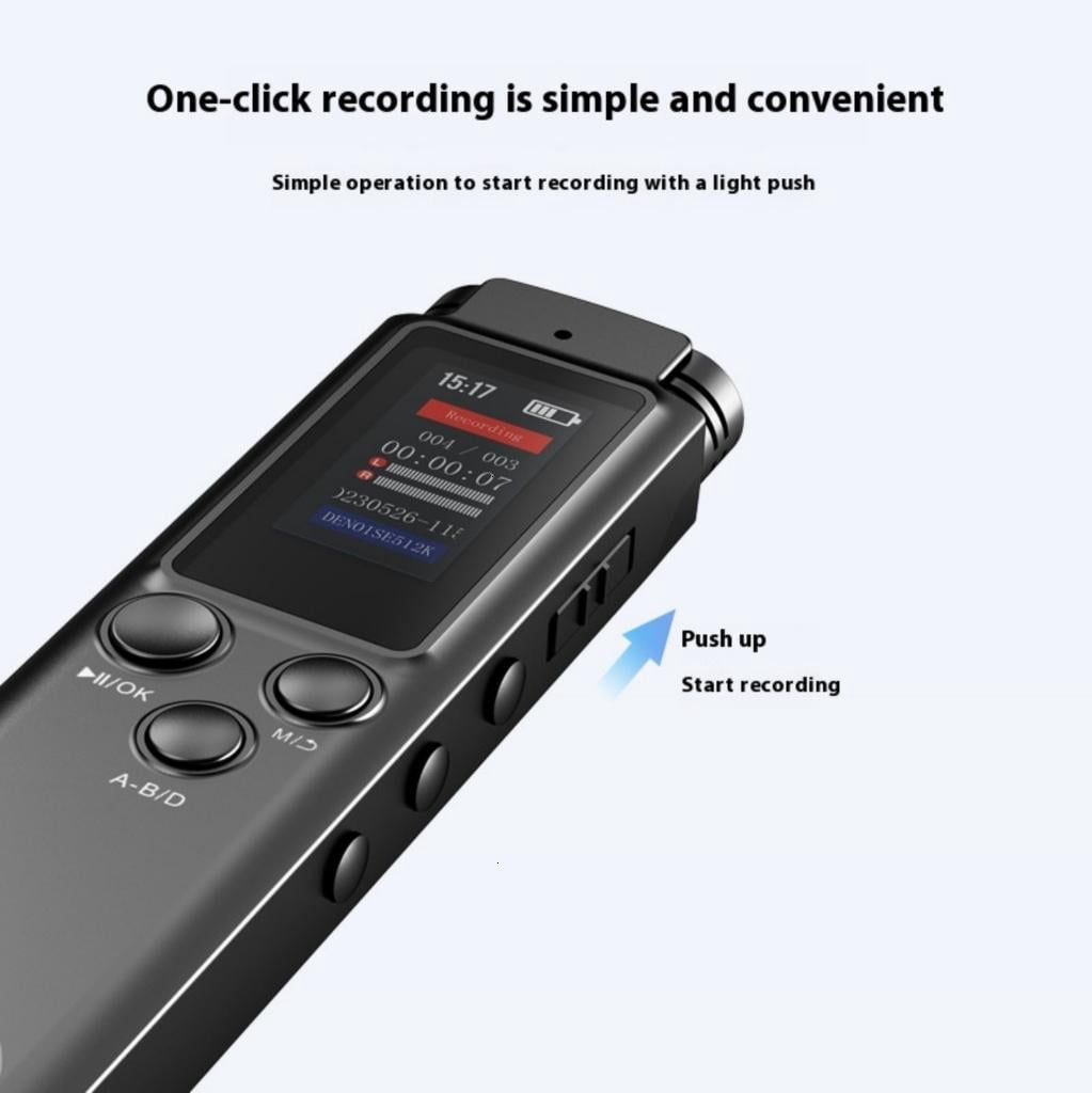 High Capacity 32GB Tape Recorder Digital Voice Activation Lightweight Design for Conference Class Meeting
