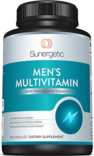Premium Men?s Support Supplement - Powerful Men?s Multivitamin- Supports Energy, Stamina, Endurance & Stress Management - with Zinc, Ashwagandha, Maca, L-Carnitine & Vitamins - 120 Capsules