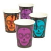 Metallic Day Of The Dead Cups - Party Supplies - 8 Pieces