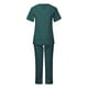 thumbnail image 5 of Uniforme de enfermería para mujer, uniforme profesional elástico con múltiples bolsillos, conjunto de pantalones superiores, cómoda Verde M Hugo Pantalones superiores, 5 of 10