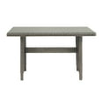 thumbnail image 3 of Alaterre Asti All-Weather Wicker 3-Piece Outdoor Dining Set with 30" H Table with Glass Top and Two 37" H Dining Chairs, Gray, 3 of 3