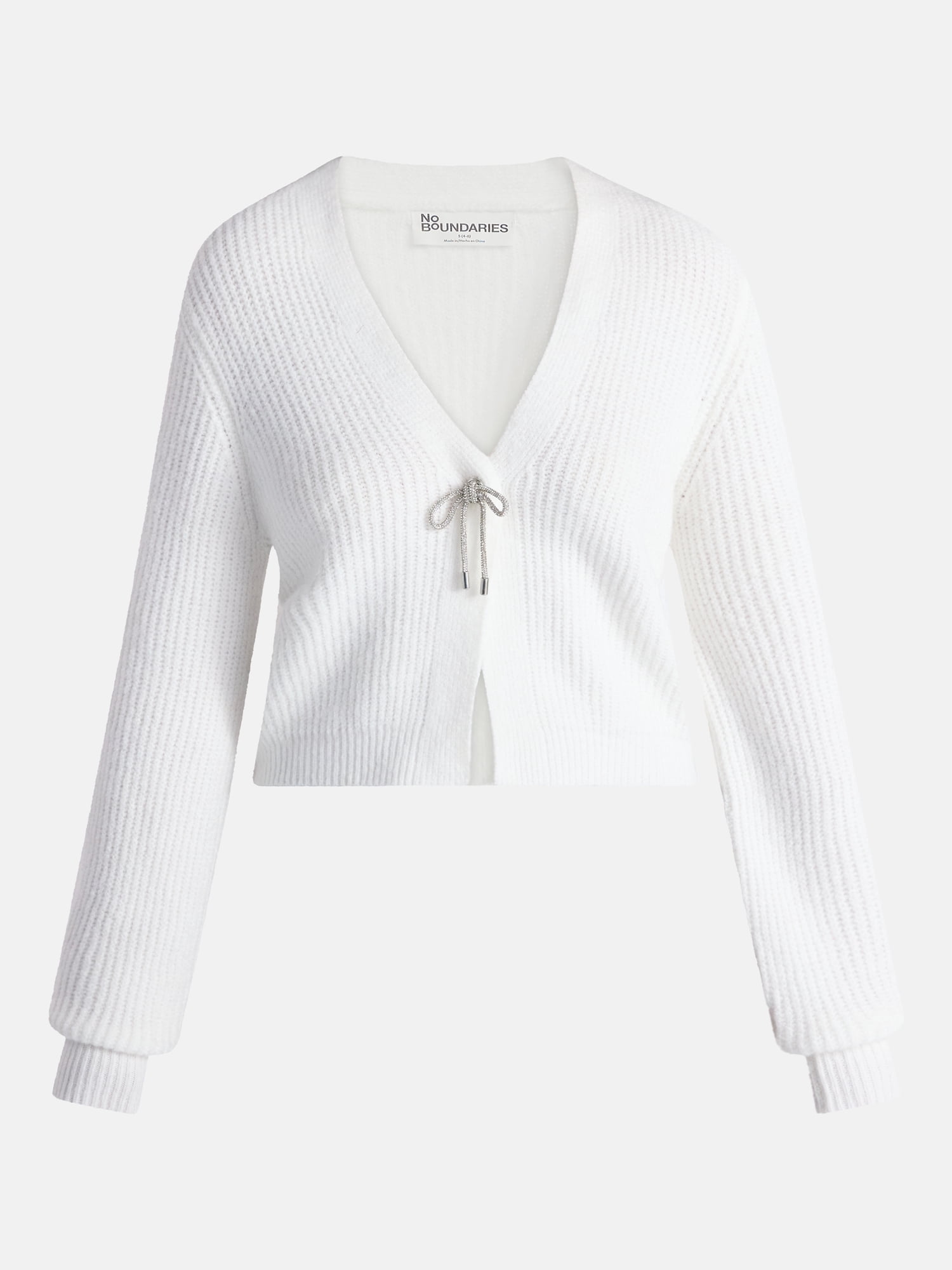 No Boundaries Bow Cardigan, Midweight, Women’s