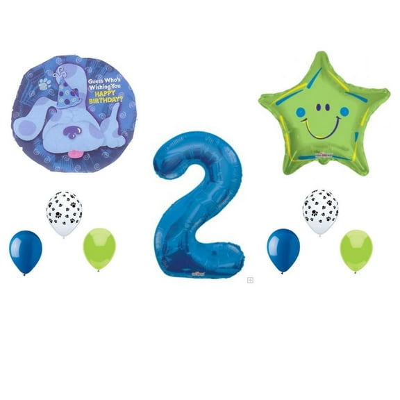 BLUES CLUES 2nd Second Birthday Party Balloons Decorations Supplies