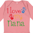 thumbnail image 4 of Inktastic I Love My Nana Boys or Girls Long Sleeve Baby Bodysuit, 4 of 5