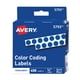 thumbnail image 1 of 450pzs Etiquetas Redonda Avery TD5733 Color Azul Circular 6mm Permanente Codigo Papeleria Oficina Escuela, 1 of 6