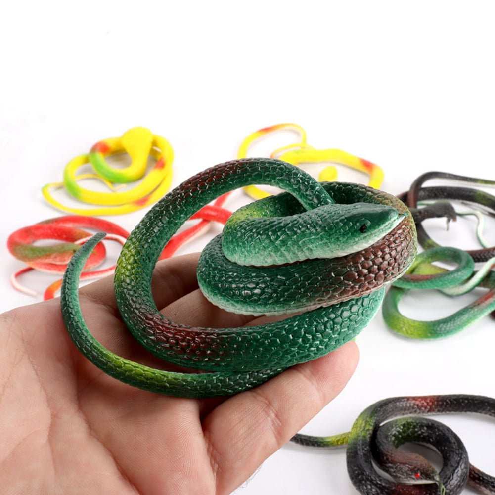 Serpents En Caoutchouc Réalistes – 12 Pièces Pour Farces Ou Déco